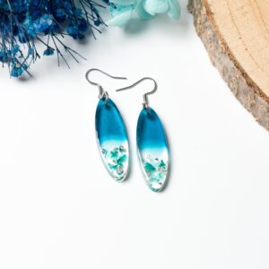 Oval Shimmering Dangles