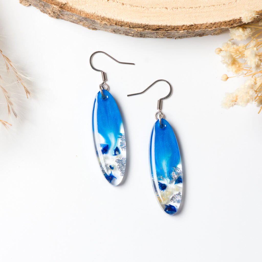 Oval Flowers Dangles