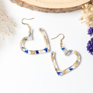 Hearts Flowers Dangles