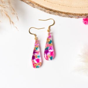 Teardrop Flowers Dangles