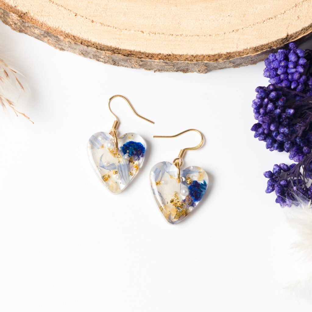 Hearts Flowers Dangles