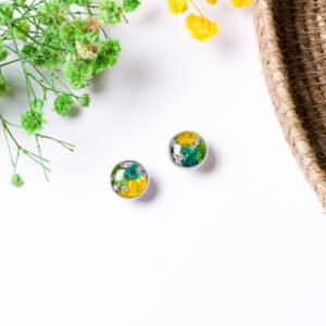 Round Flowers Studs