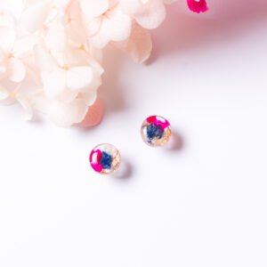 Round Flowers Studs