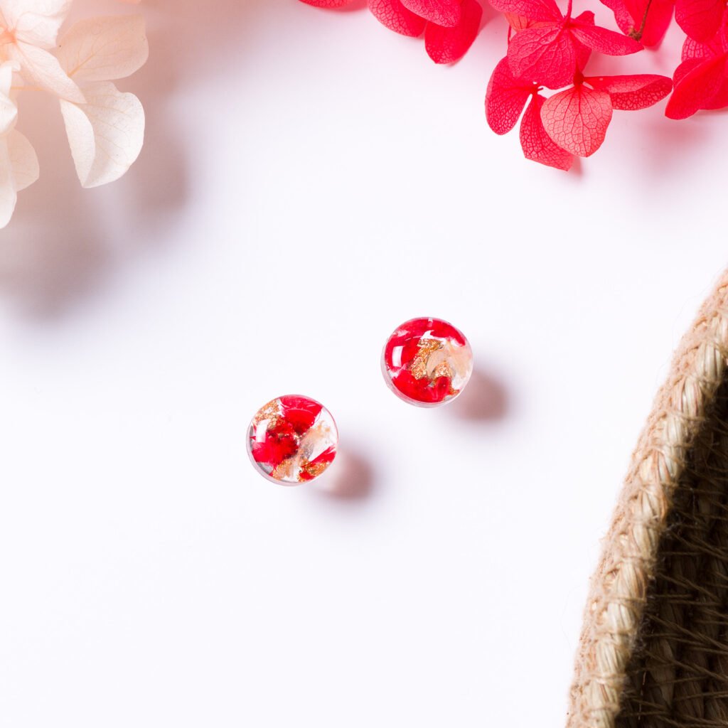 Round Flowers Studs