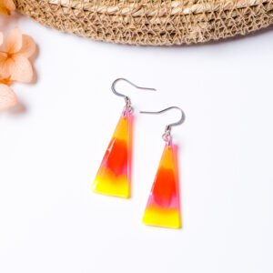 Triangular Neon Dangles