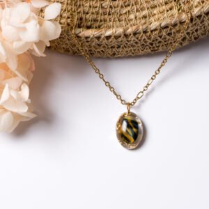 Oval Tiger Eye Necklace