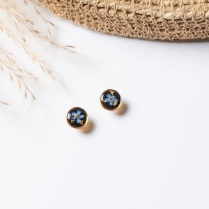 Round Forget-Me-Not Studs