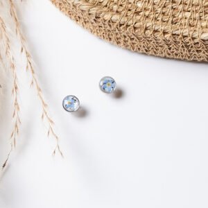 Round Forget-Me-Not Studs
