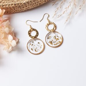 Round Dangle Earrings