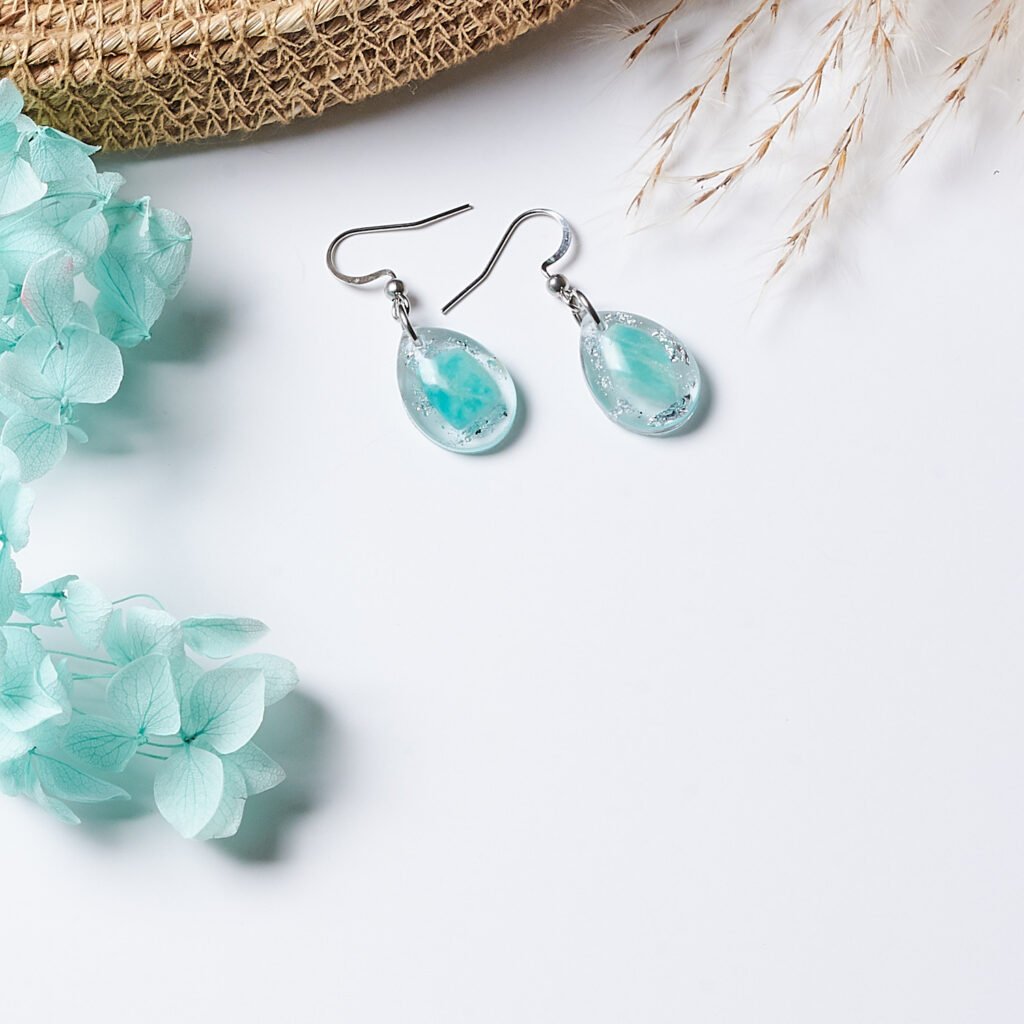 Serene Amazonite Drop Earrings