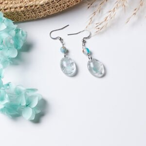 Delicate Fluorite Drop Earrings