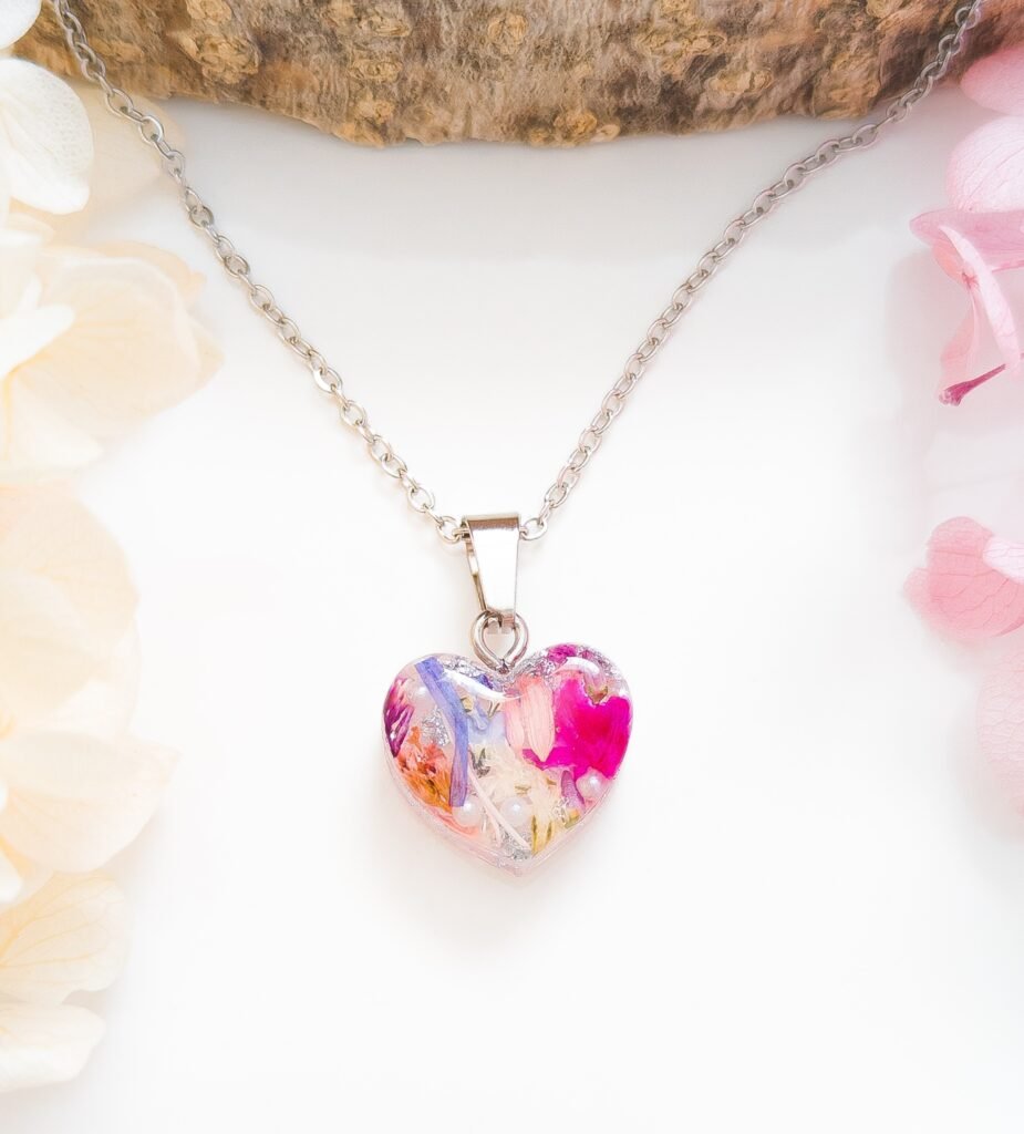 Radiant Rainbow Heart Necklace