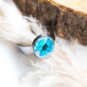 Tiny Blossom Adjustable Ring