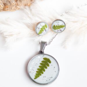 Silver Fern Harmony Jewellery Set