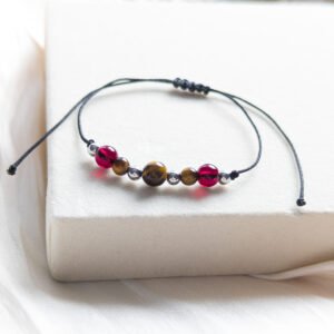 Tiger’s Eye & Garnet Duo Bracelet