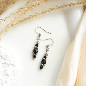 Black Tourmaline Protection Earrings