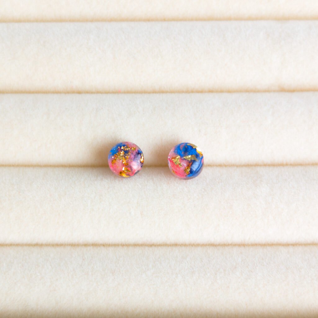 Colour Bloom Baby’s Breath Studs