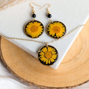 Sunflower & Black Tourmaline Set