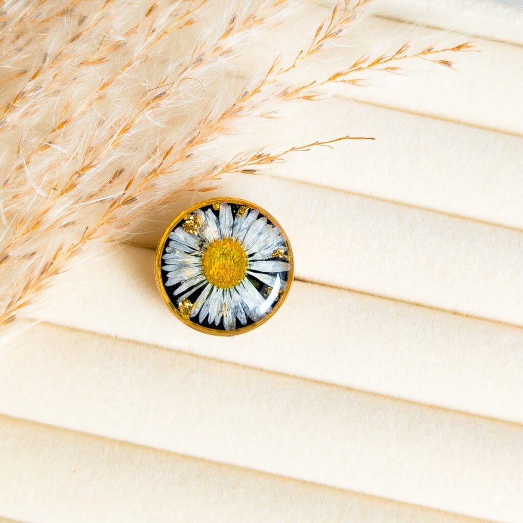 Adjustable Daisy Ring