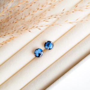 Dark Opalite Stud Earrings