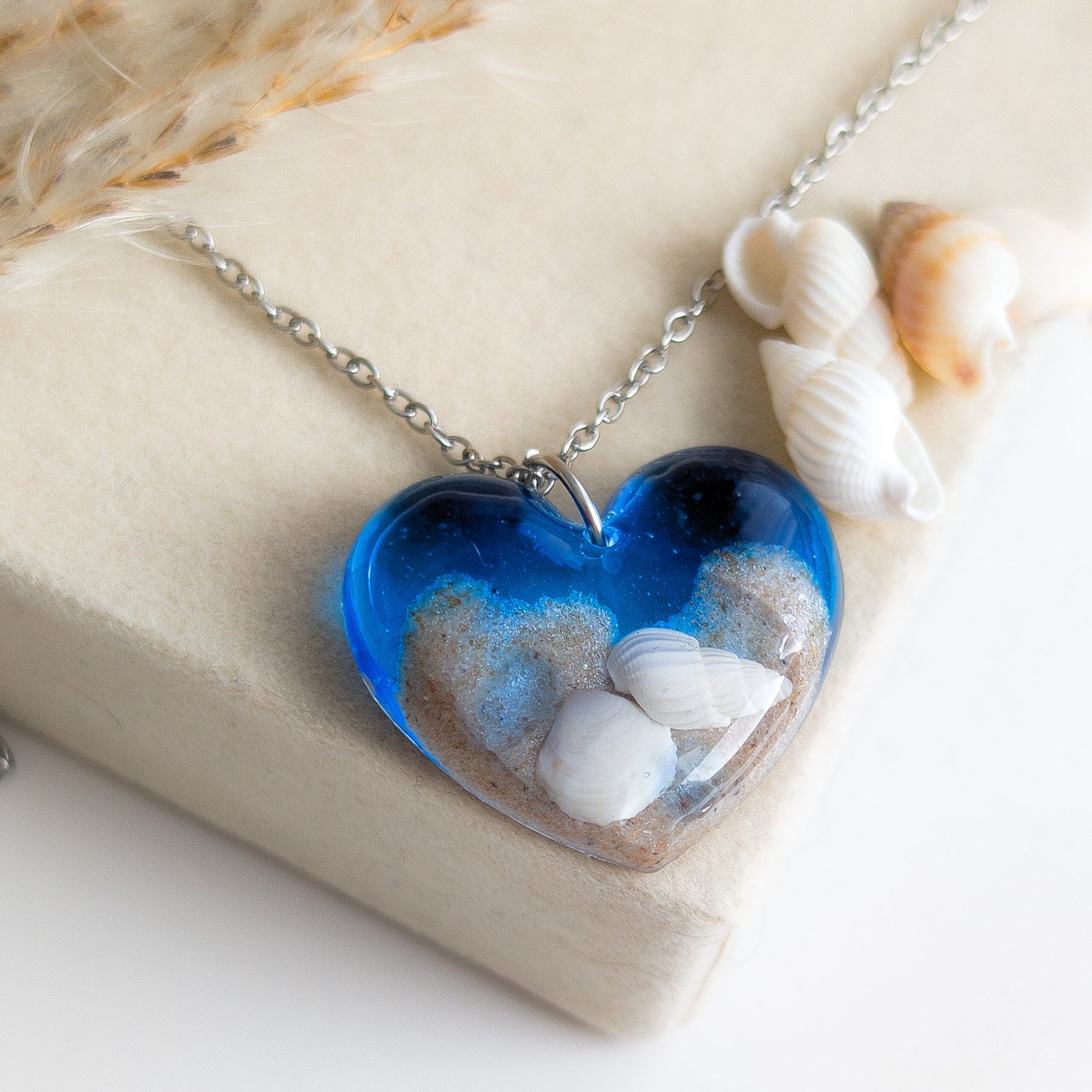 Shell and Sea Sand Necklace
