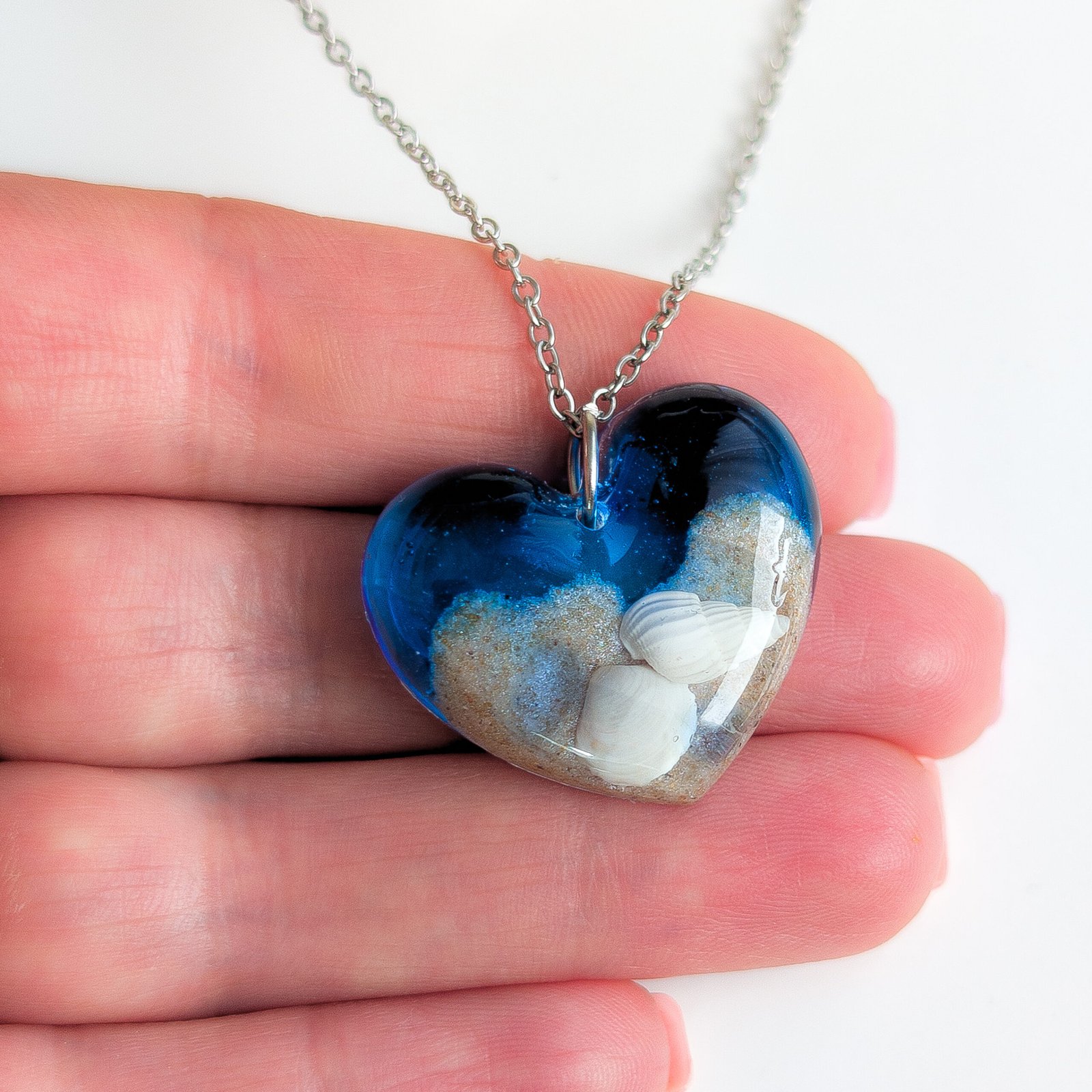 Shell and Sea Sand Necklace - Image 3