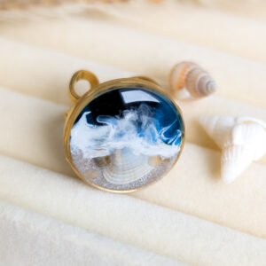Adjustable Seashell and Sea Sand Ring