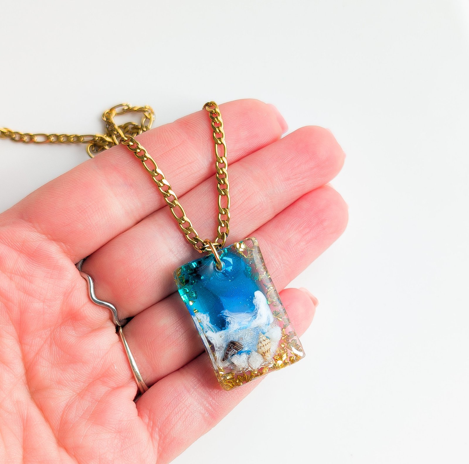Sea Sand and Seashell Necklace - Image 3