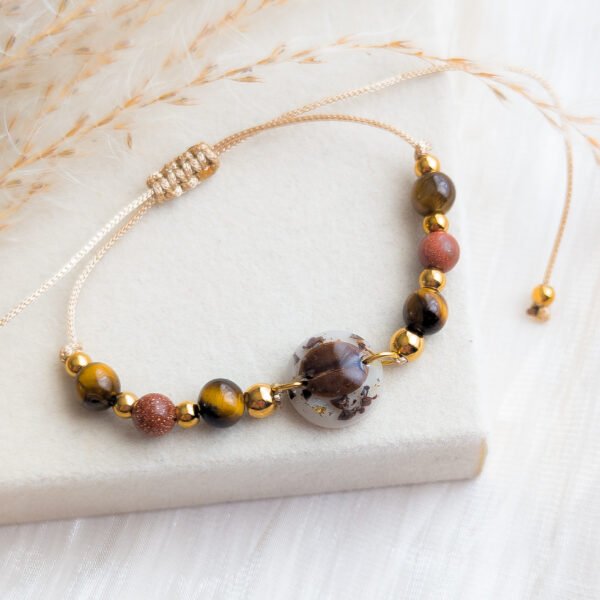 Adjustable Coffee Bean Bracelet