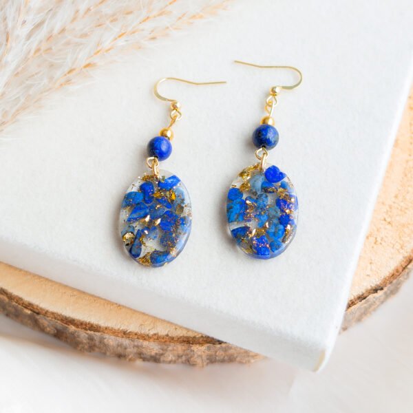 Elegant Lapis Lazuli Earrings
