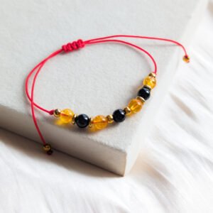 Citrine and Tourmaline Protection Bracelet