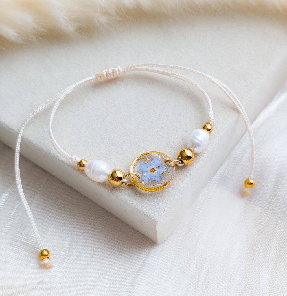 Forget-Me-Not Freshwater Pearl Bracelets