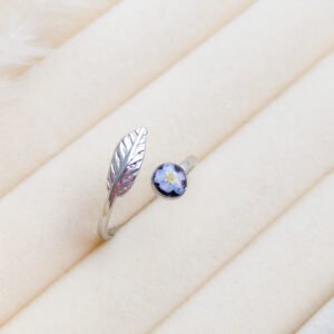 Adjustable Forget-Me-Not Ring