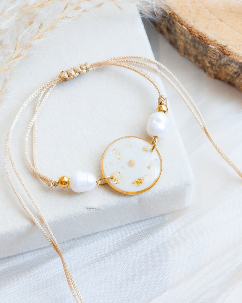 Mustard Seed and Freshwater Pearl Bracelet