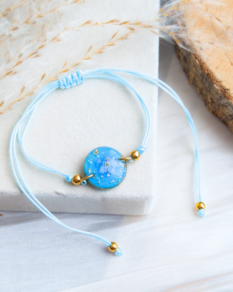 Blue Forget-Me-Not Bracelets