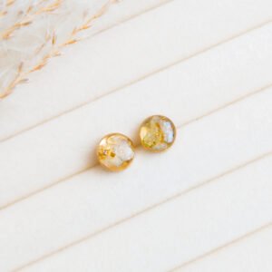 Citrine Stud Earrings
