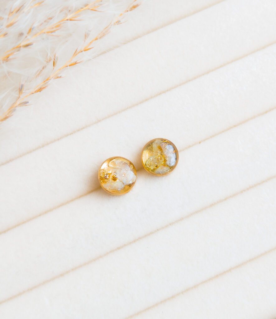 Citrine Stud Earrings
