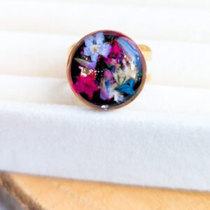Adjustable Floral Ring