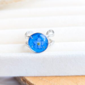 Blue Forget-Me-Not Ring