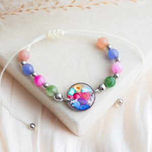 Colourful Tourmaline Shell Bracelet