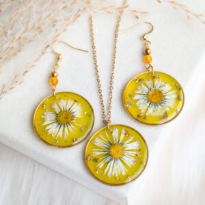 Daisy & Citrine Jewellery Set