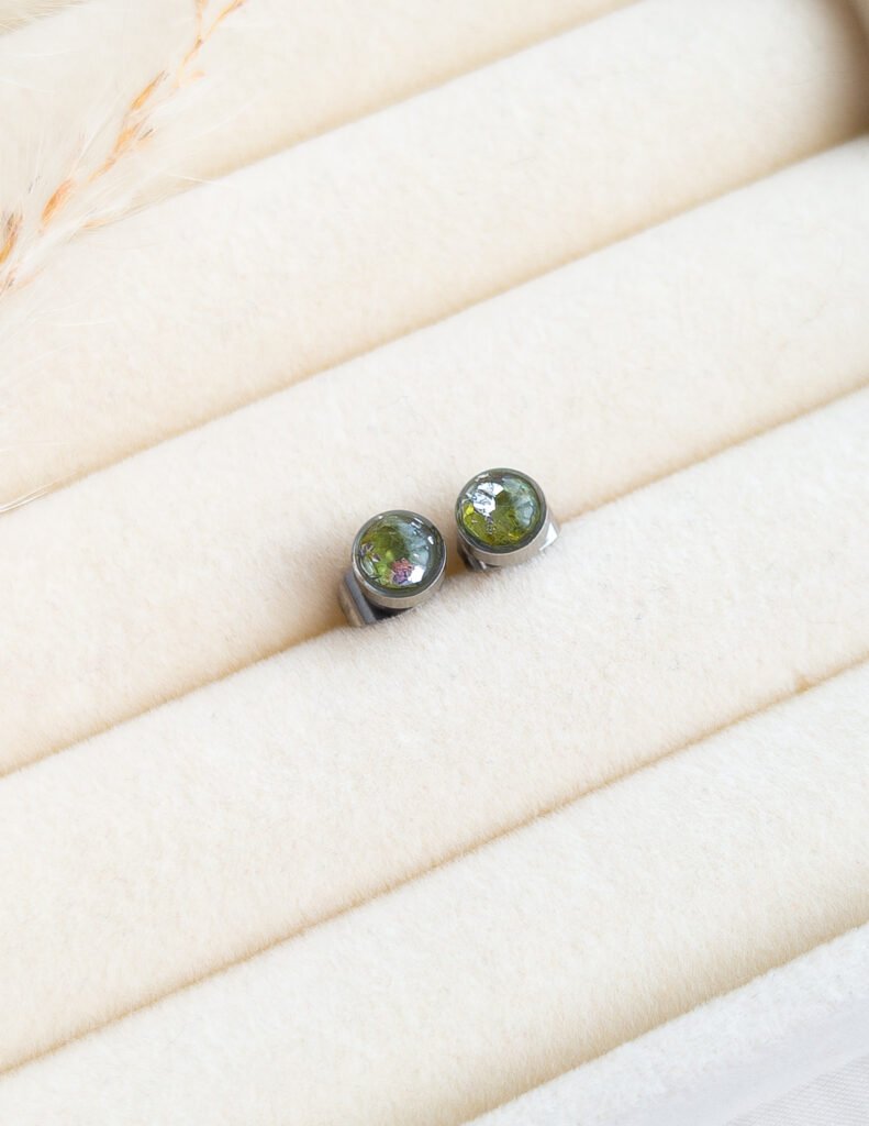 Olivine Stud Earrings