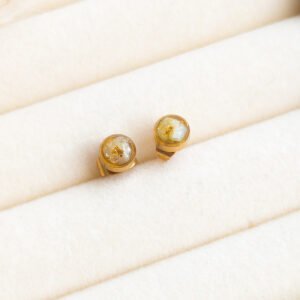 Citrine Stud Earrings