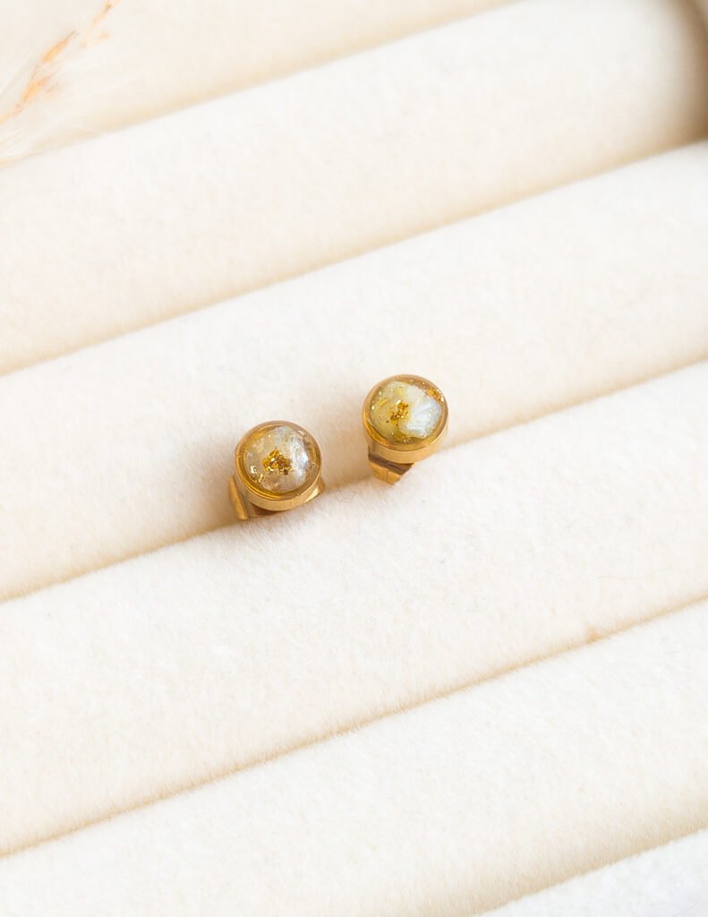 Citrine Stud Earrings