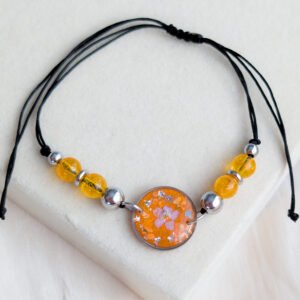 Sunshine Forget-Me-Not – Citrine Bracelet