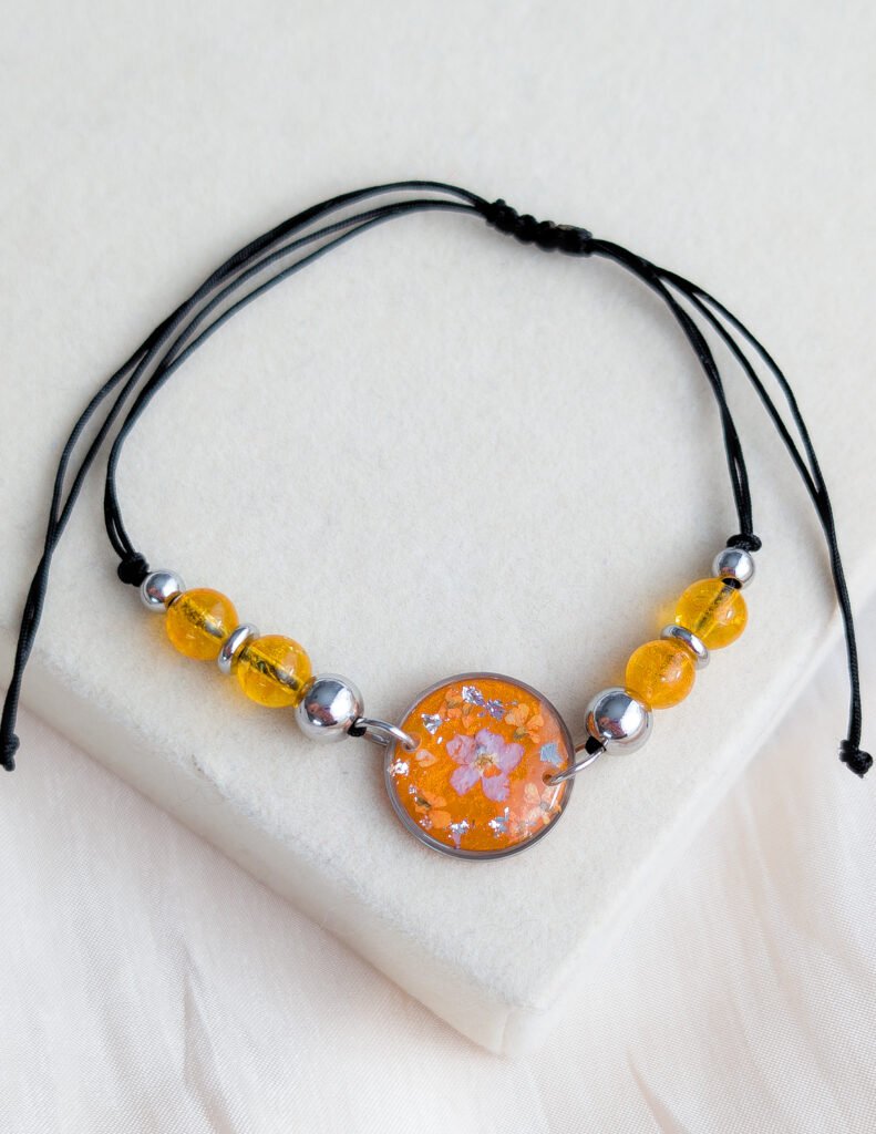 Sunshine Forget-Me-Not – Citrine Bracelet