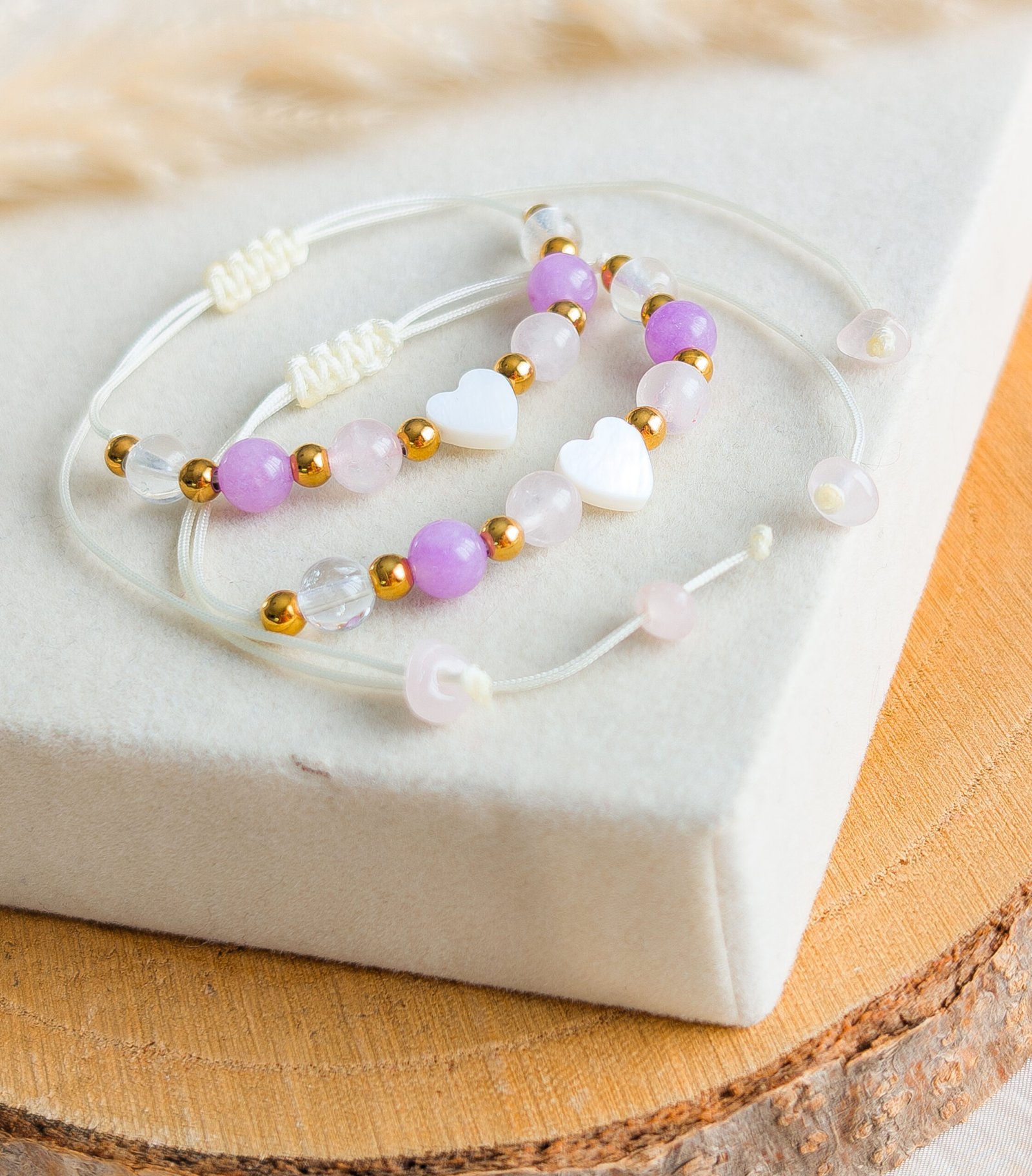 Friendship Bracelets with Natural Gemstones