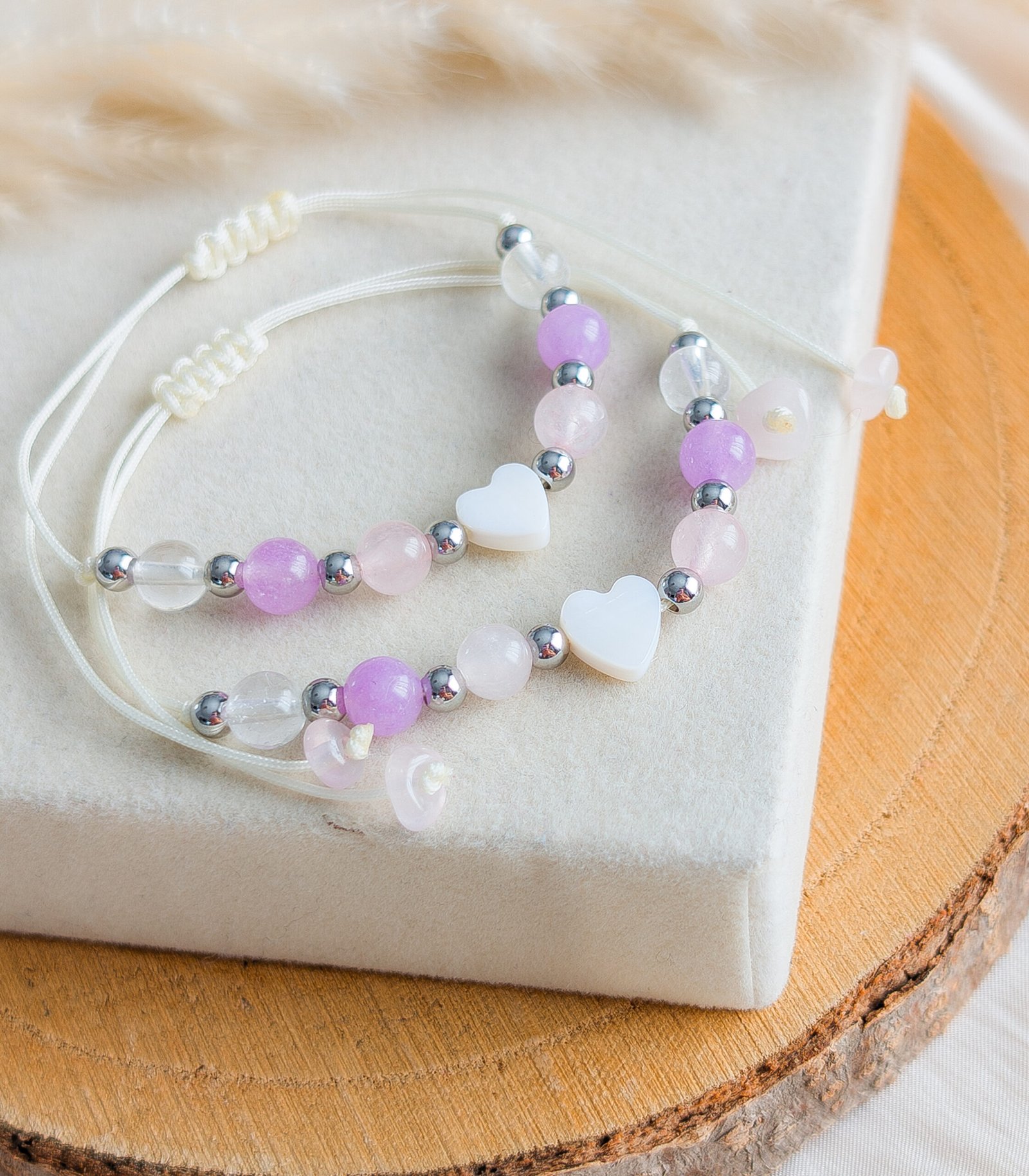 Friendship Bracelets with Natural Gemstones - Image 2