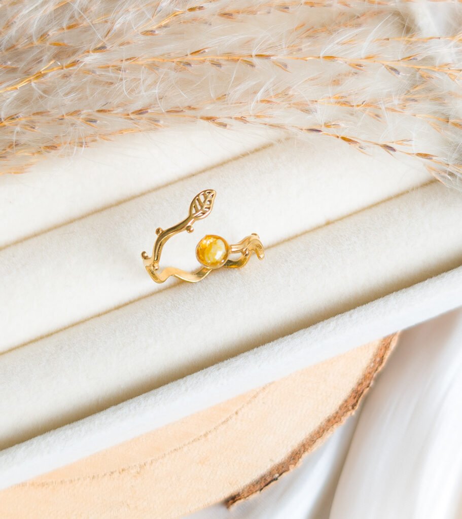 Citrine Adjustable Ring