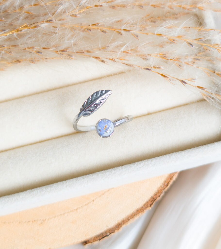 Forget-Me-Not Adjustable Ring